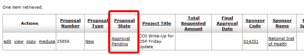 Proposal State column