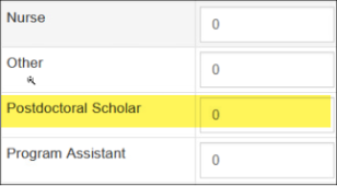 Graphic showing the new column in coi disclosure table